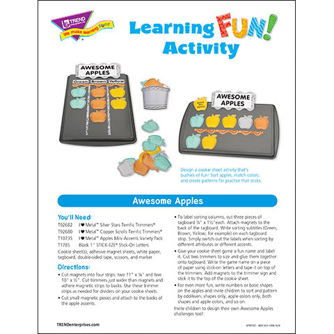 Awesome Apples Learning FUN Activity