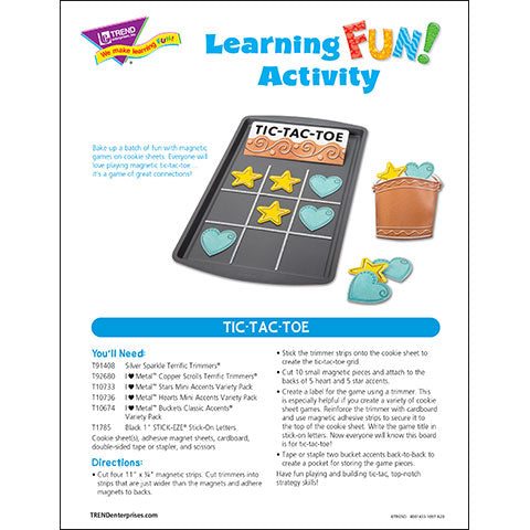 TIC-TAC-TOE Learning Fun Activity