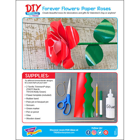 Forever Flowers: Paper-crafted Roses DIY