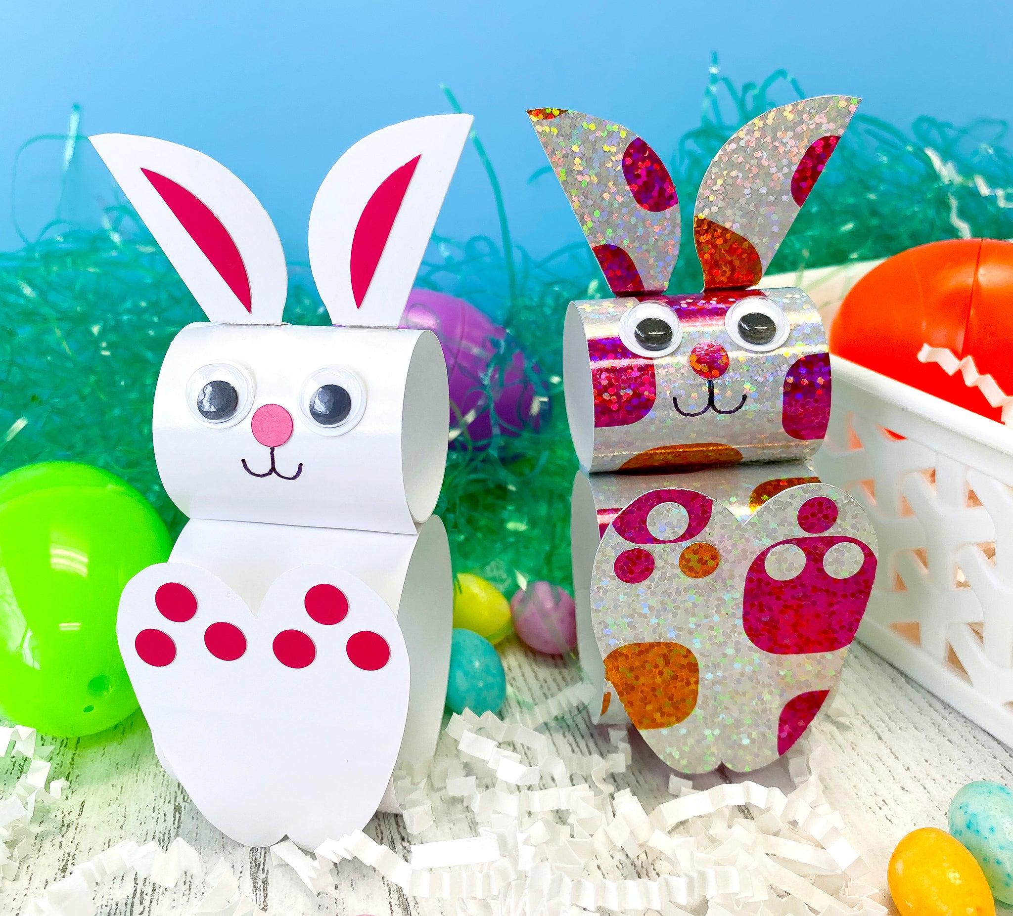 Fun easy Easter projects for kids make easter bunny from paper free template