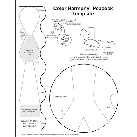 Color Harmony Peacock Templates