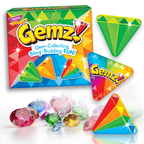  Gemz! Three Corner Strategy Game by TREND enterprises, Inc. -  Family-Friendly Card Games : Toys & Games