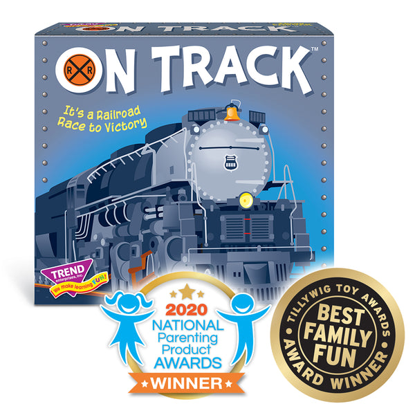 On Track new family railroad theme game by TREND