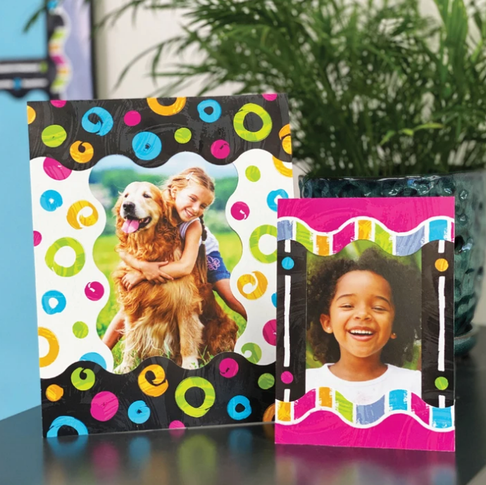 Easy kid project to make for Mother's Day Color Harmony Fun Frames DIY