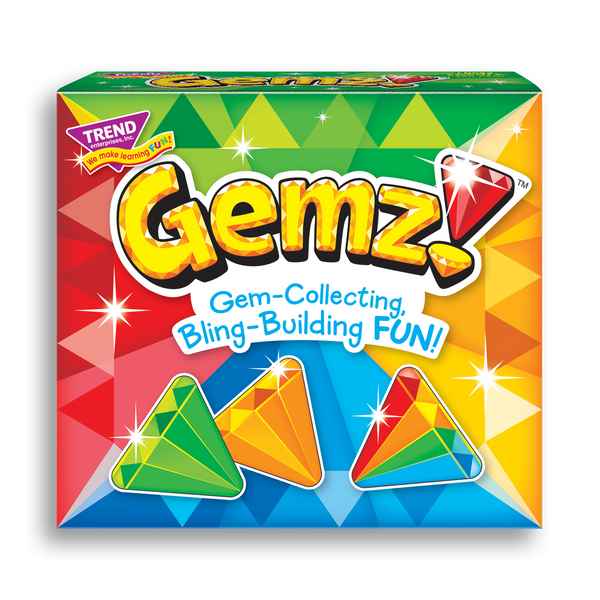 Gemz! triangle card game for families home during the pandemic