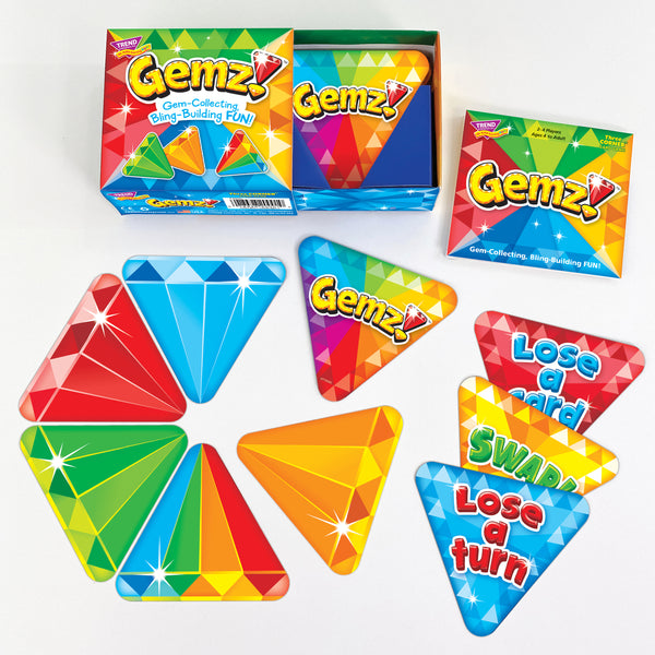 Gemz!™ Three Corner™ Card Game made in USA