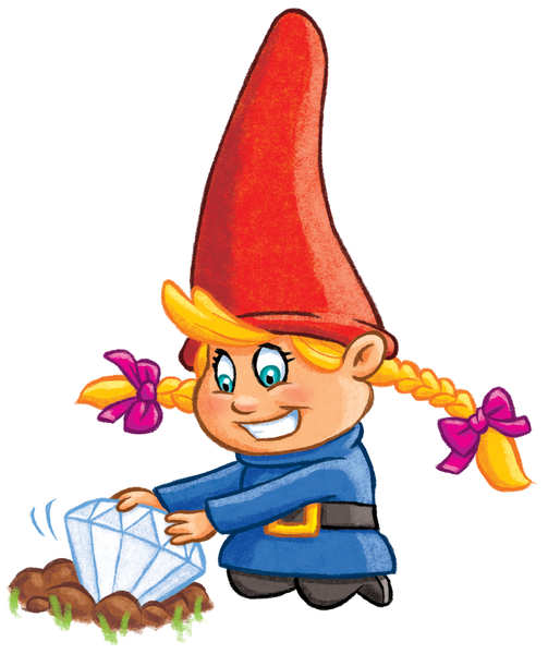 Cute gnome from the new game Gnomes vs Trolls™ by TREND