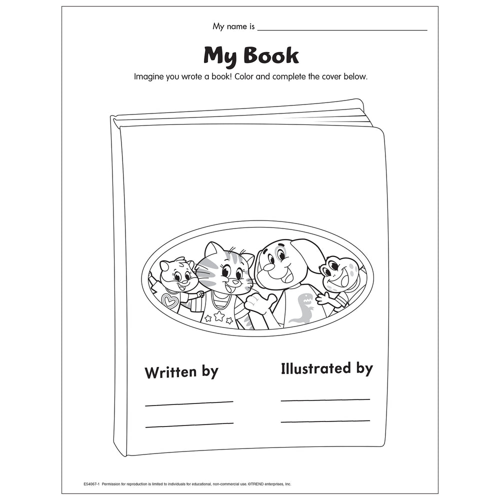 Free Printable My Book Activity E54067 — TREND enterprises, Inc.