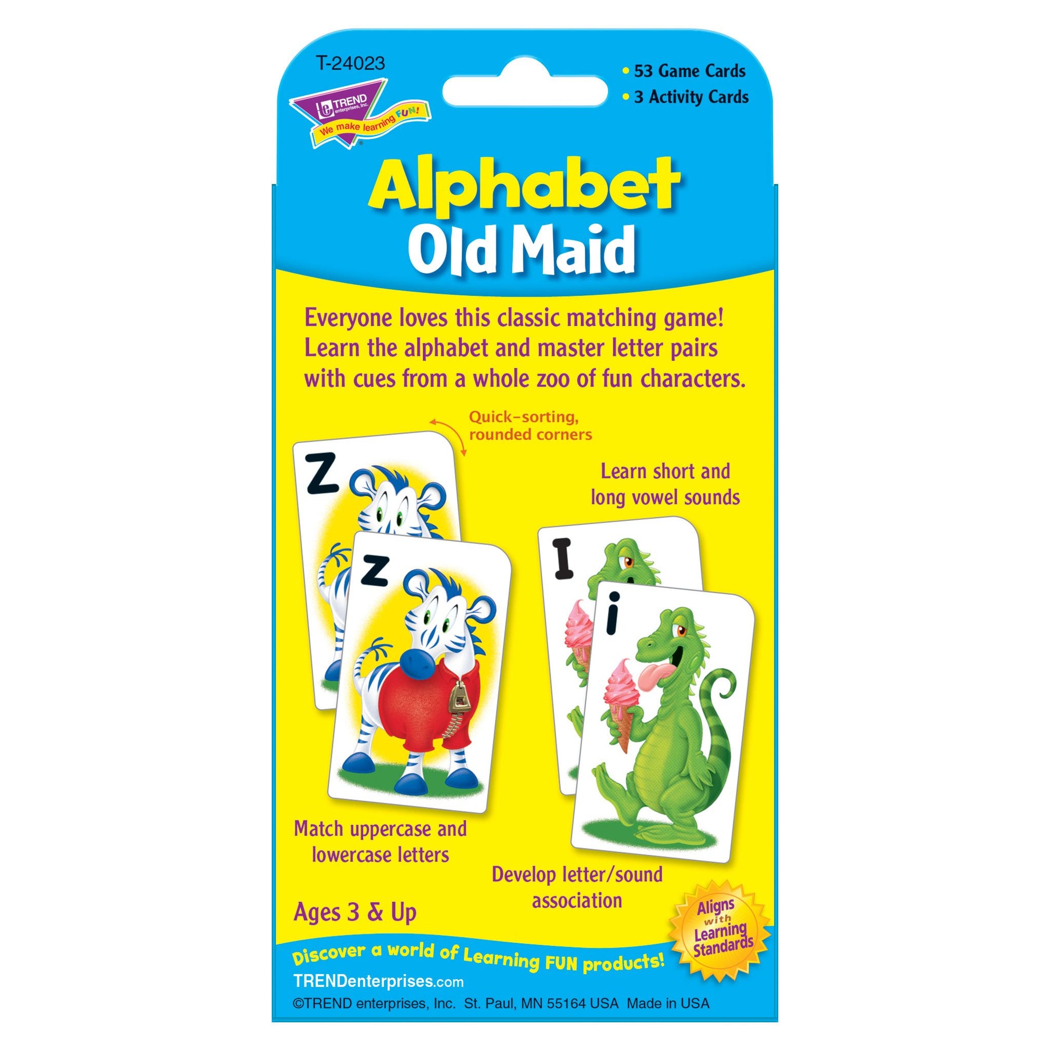 monster old maid cards