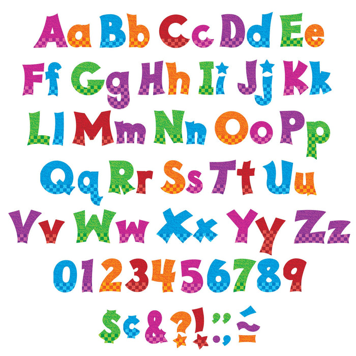 Ready Letters Snazzy 4-Inch Friendly Upper-Lowercase Combo Pack T79841 ...