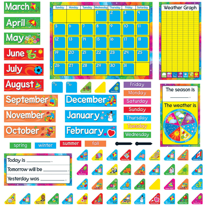 Bulletin Board Set Year Around Calendar T8096 — TREND enterprises, Inc.
