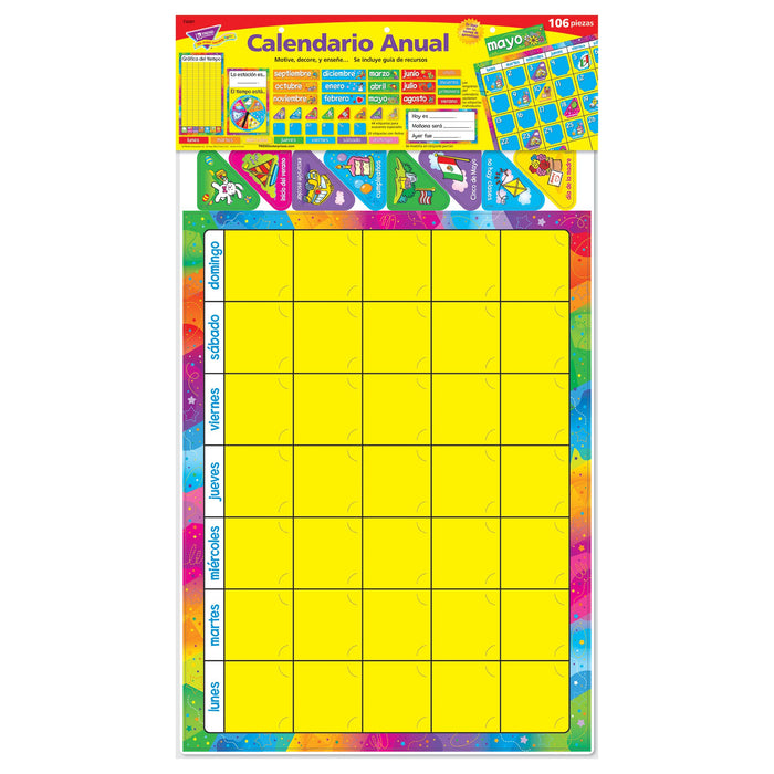 Bulletin Board Set Calendario Anual (Spanish) T8097 — TREND enterprises