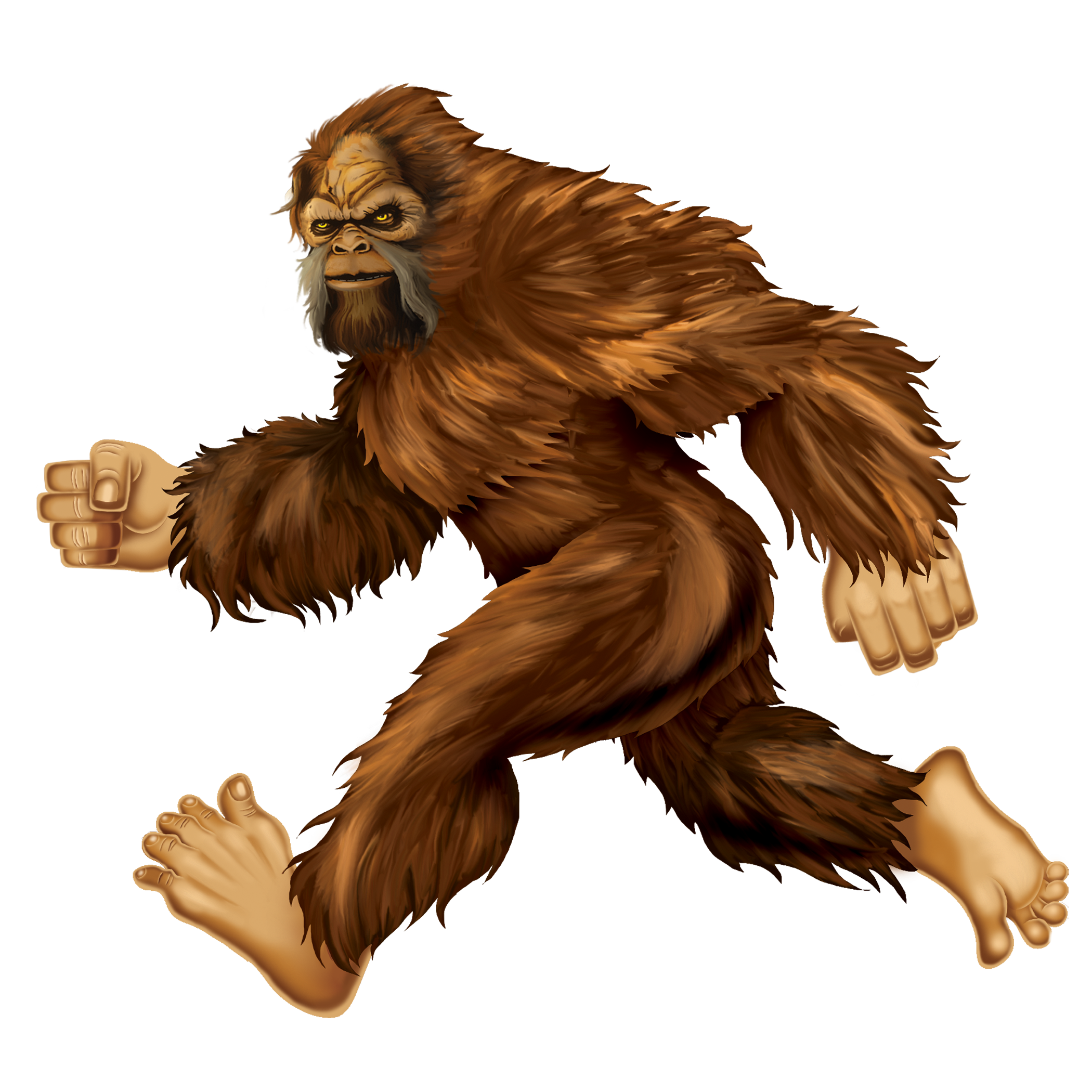 Bigfoot character from sqWATCH OUT!™ card game