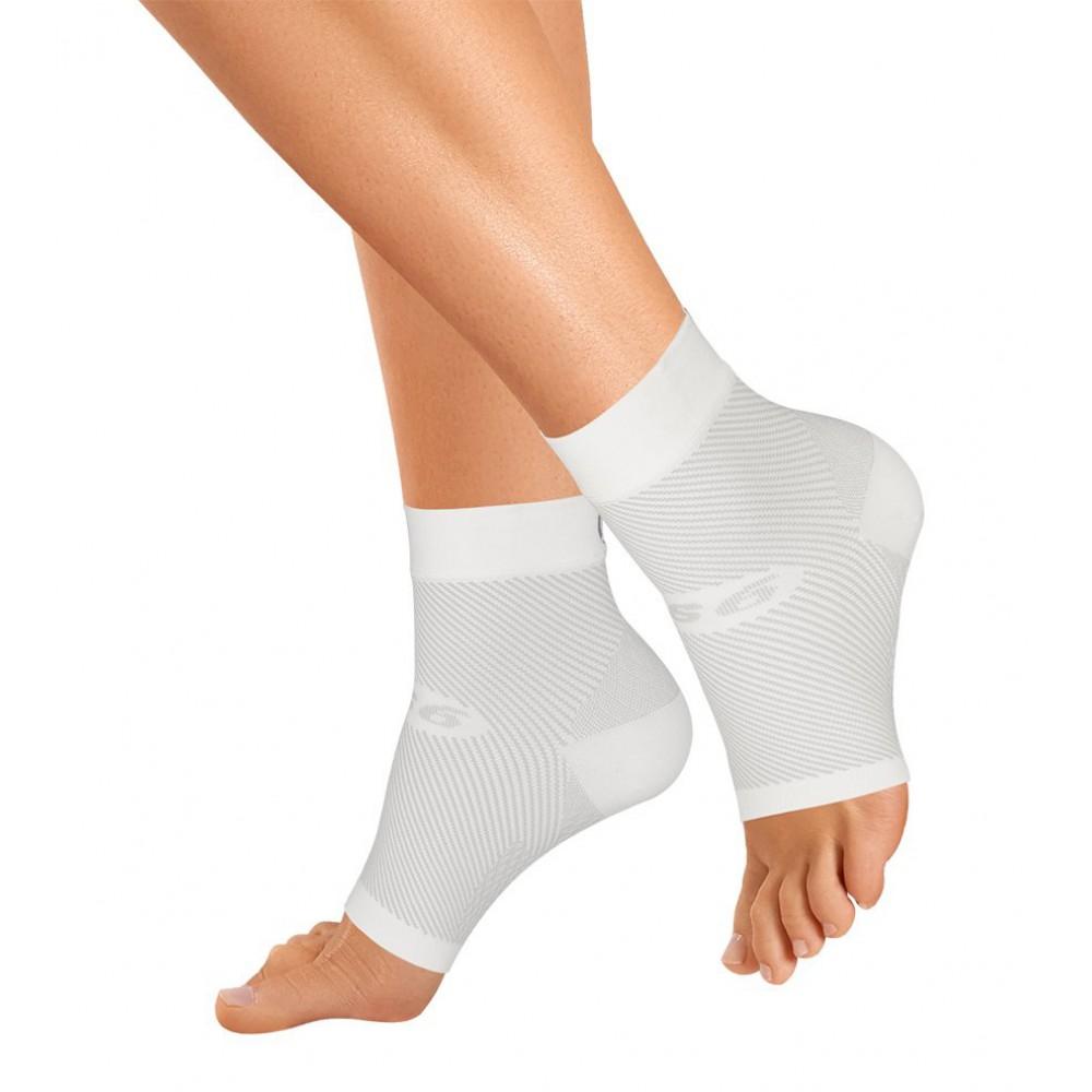 OS1st Orthosleeve FS6 White Compression Foot Sleeves Socks - Plantar ...