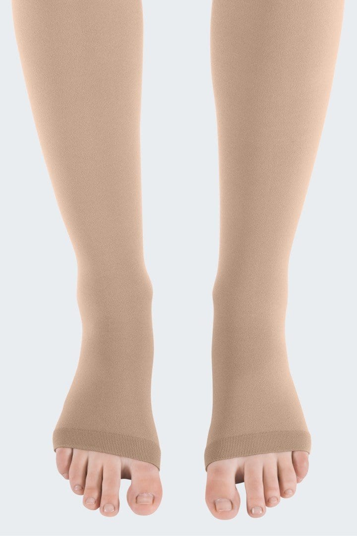 Medical compression socks-knee high open toes with zipper CLASS 1  (18-21)mmhg - Softmed Australia