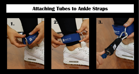 Attaching Tubes to Ankle Straps