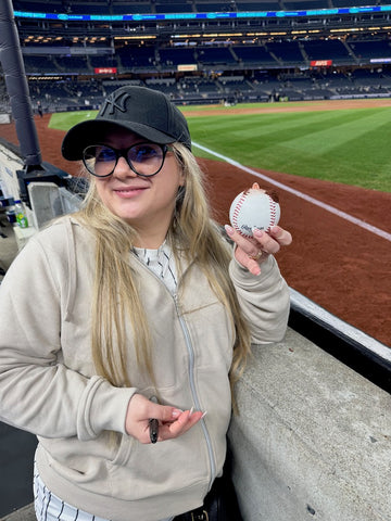 Yankee Stadium dirt ball