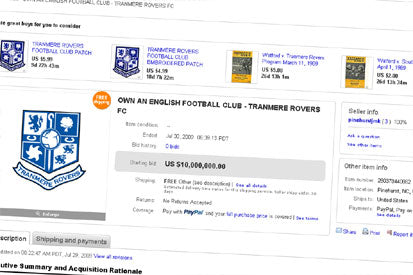 Tranmere Rovers eBay