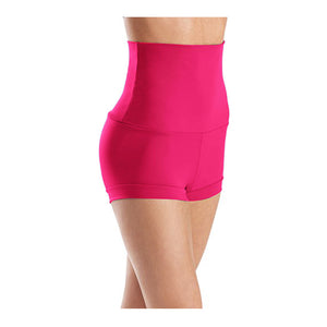 bright pink biker shorts