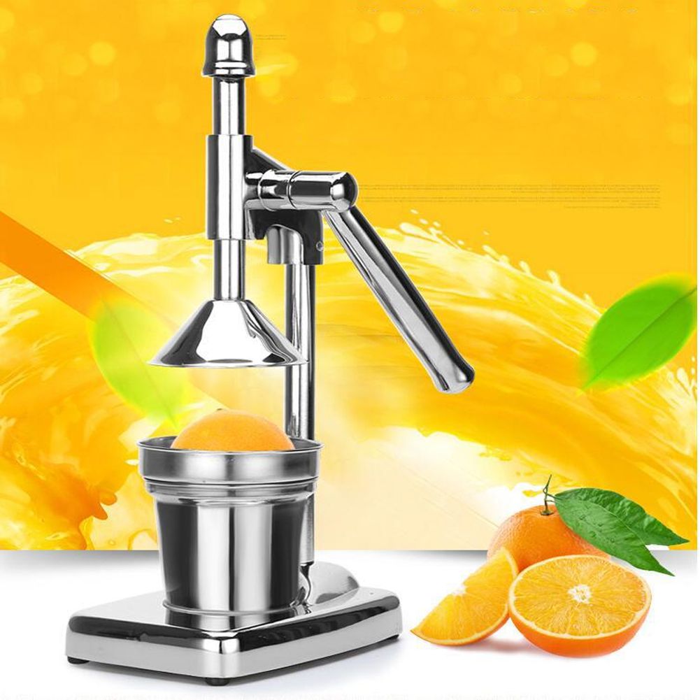 Orange Hand Press Citrus Squeezer Fruit Juicer Manual Juicer Stainless