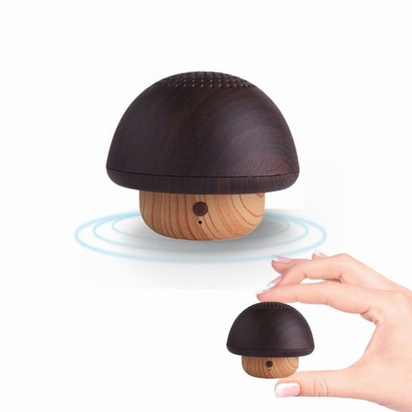 Protable Mini Wood Texture Wireless Bluetooth Speaker Lovely ...