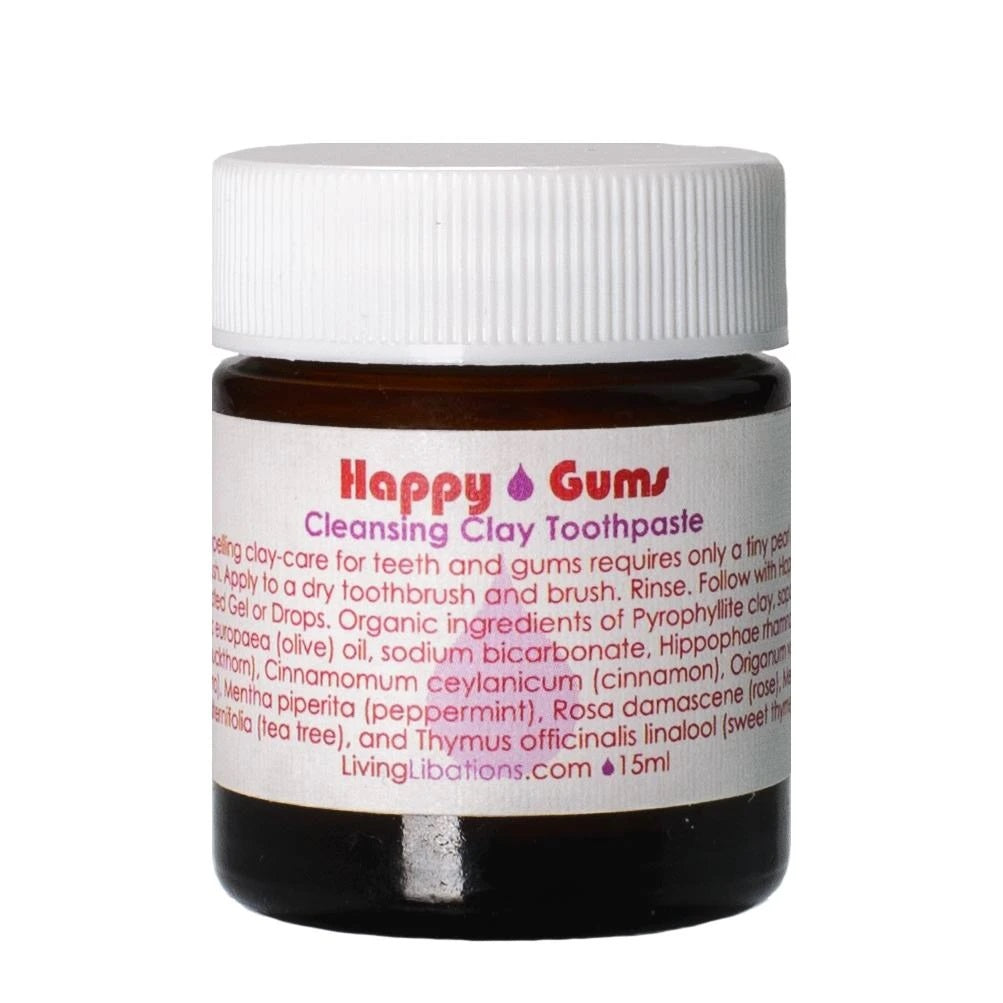 LIVING LIBATIONS Happy Gums Cleansing Clay Toothpaste 15
