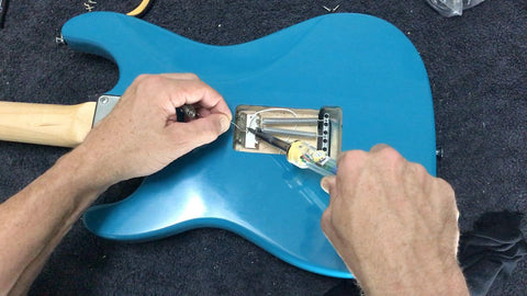 connecting ground wire to the tremolo claw