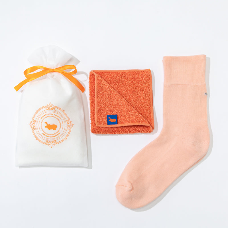 GIFT - SOCKS X1 | / CHIEF TOWELX1 ｜ギフト – ソックス×1/ チーフタオル×1