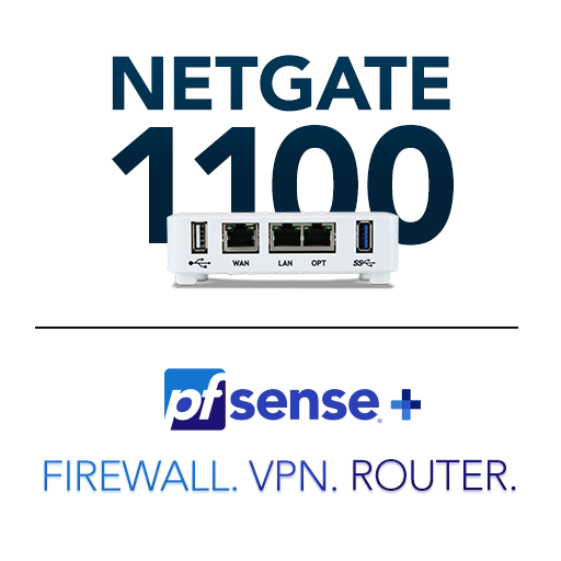 Netgate 1100 pfSense+ Software - VPN, Routing, & Firewall Hardware ...