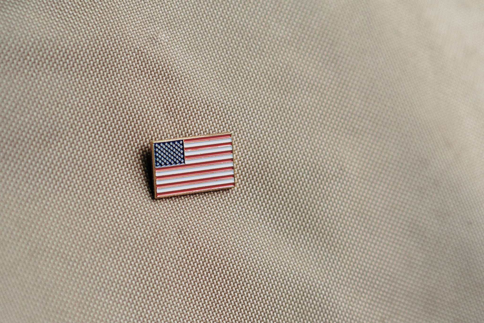 75th D-Day Lapel Pin - American Flag - Fallenyetnotforgotten