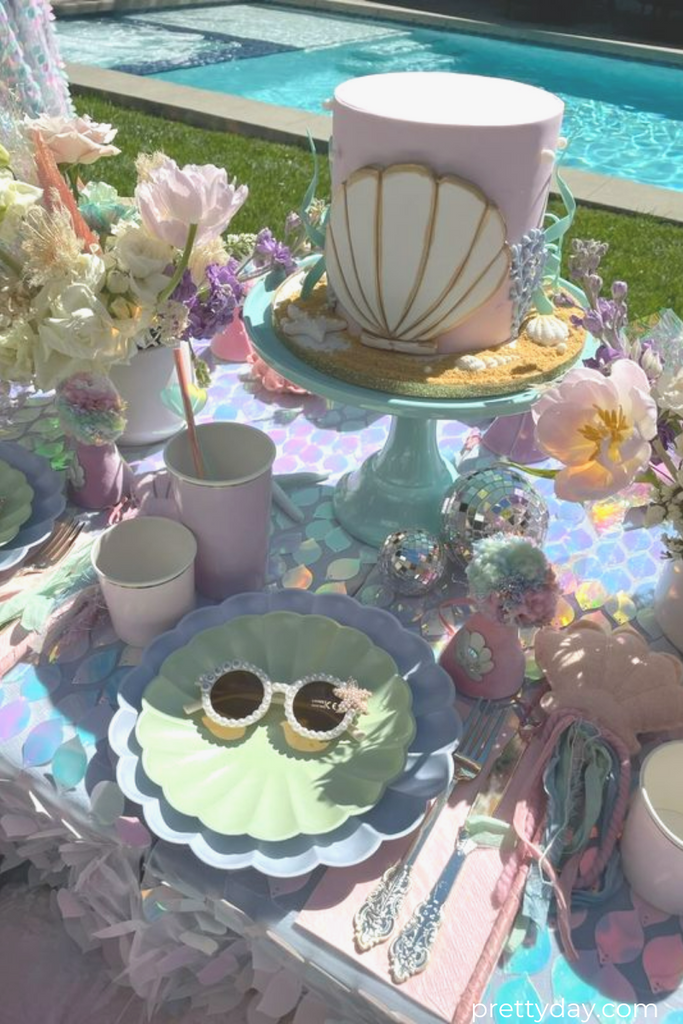 Ocean Mermaid themed table