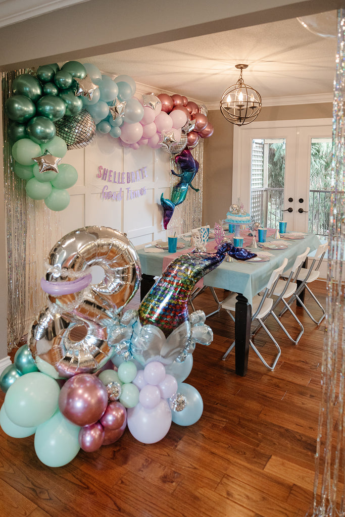 A Mermaid Themed Birthday Party!