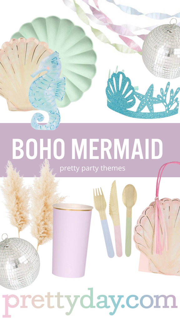 Boho Mermaid birthday theme