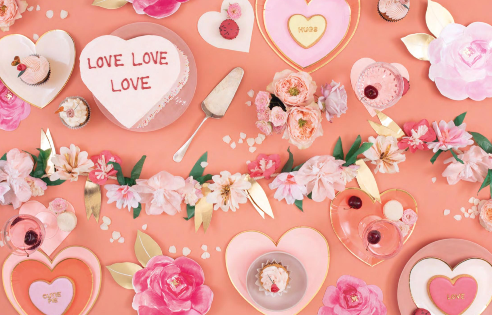 Create a Sweet Valentine’s Day Celebration at Home! - Paper & Parties