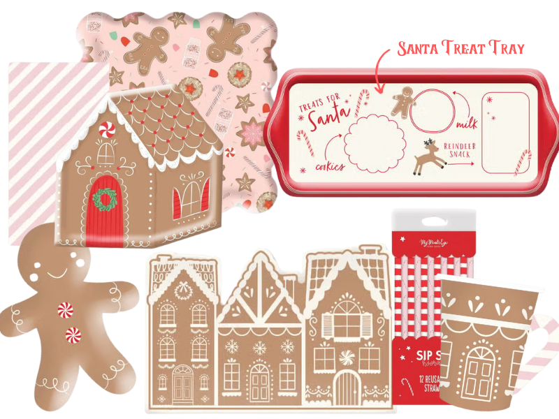 gingerbread house party supplies