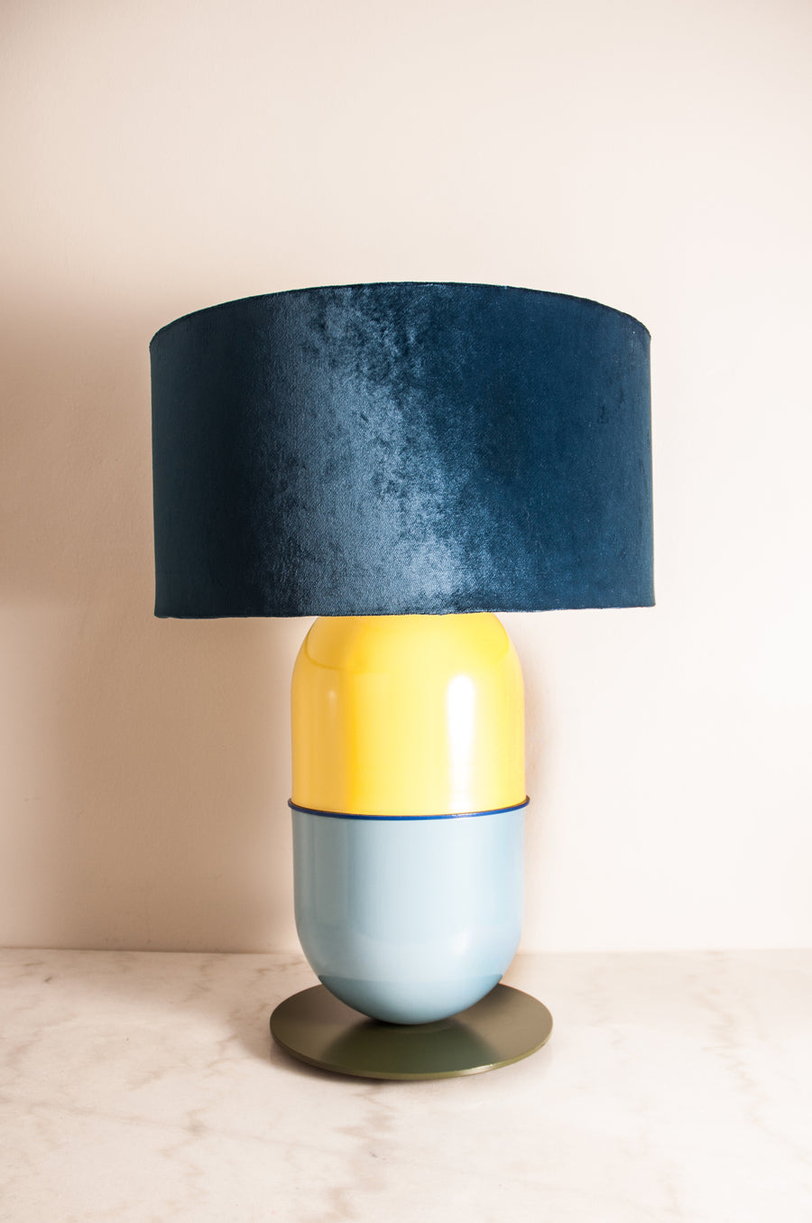 yellow bedside table lamp