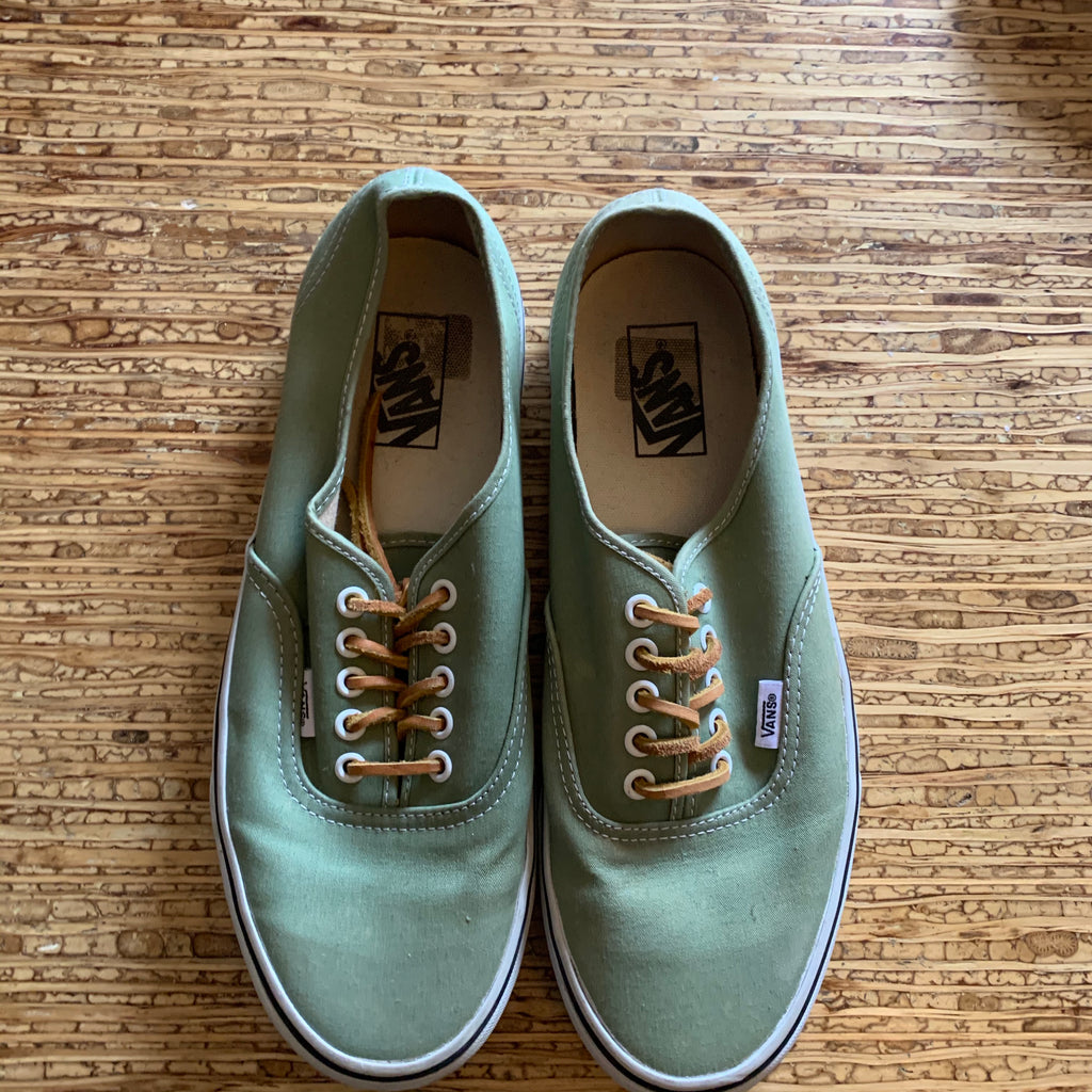 vans leather laces