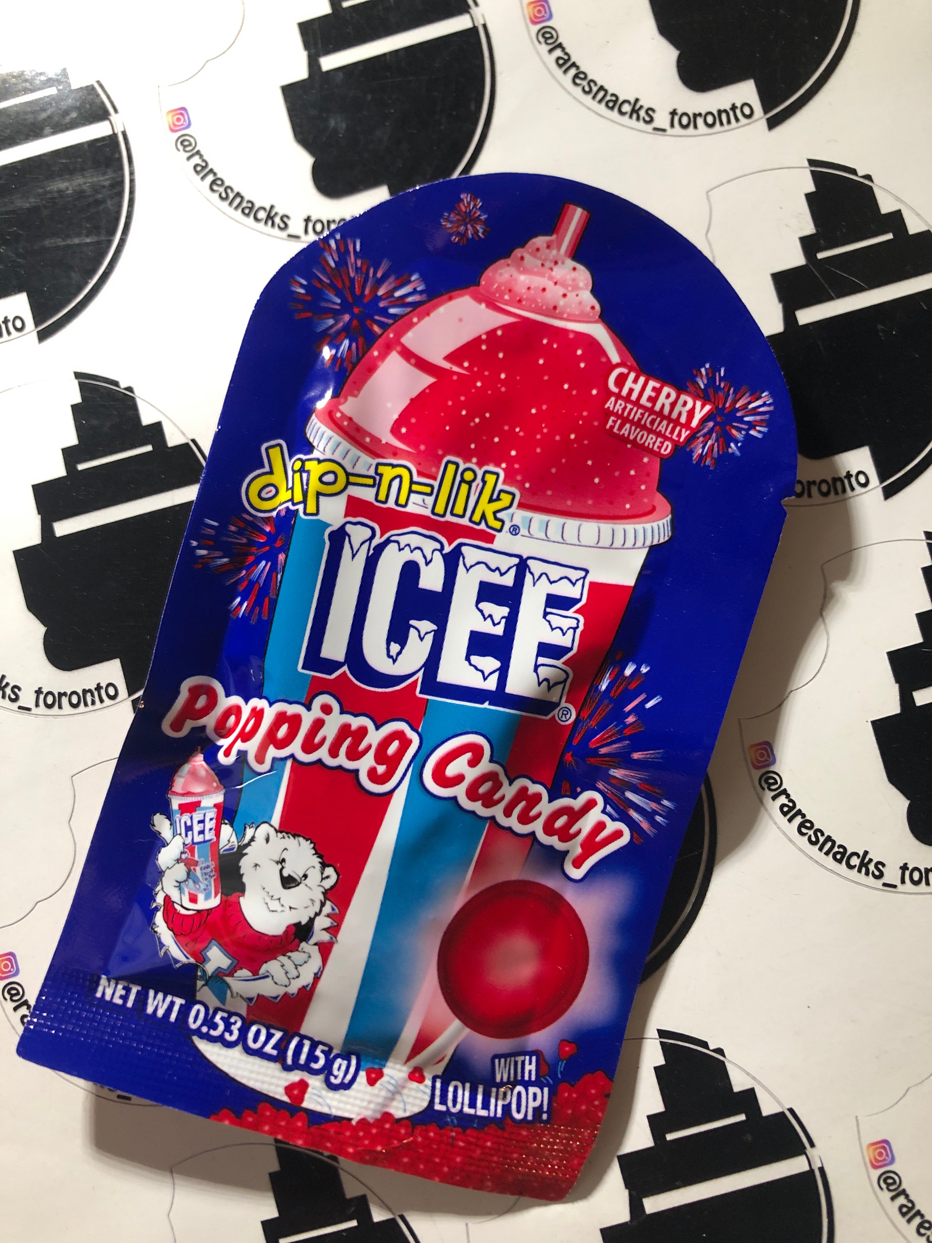 Dip N Lik Icee Popping Candy Cherry Raresnackstoronto 0745