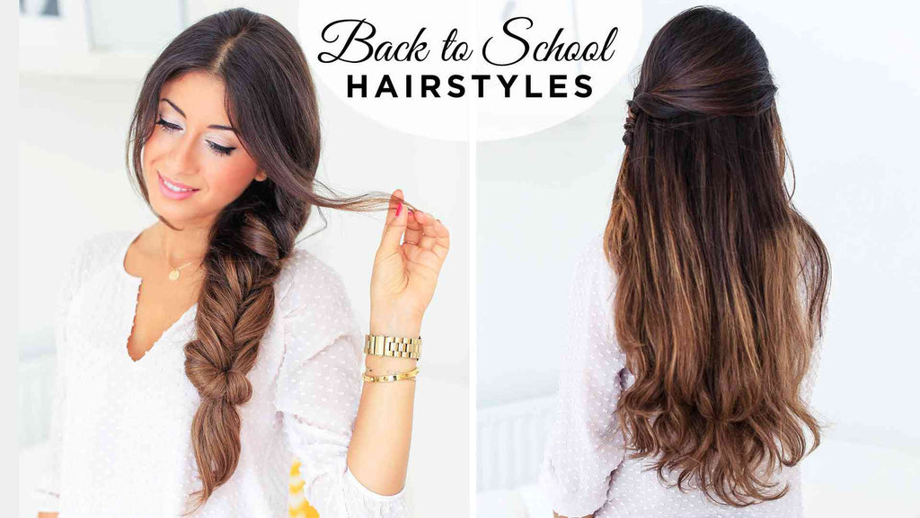 Back To School Hairstyles Fluffy Braid Luxy Hair