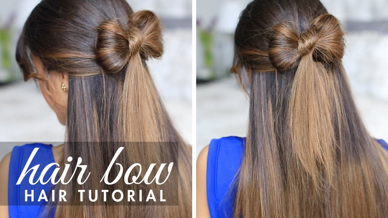 13 Hair Tutorials for Bow Hairstyles  Pretty Designs