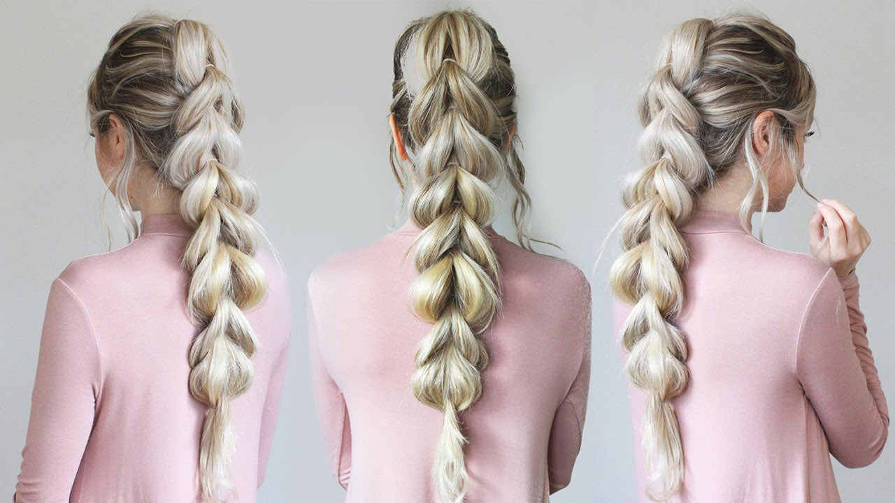 Pull Through Braid How To Do An Easy Braid Hairstyle