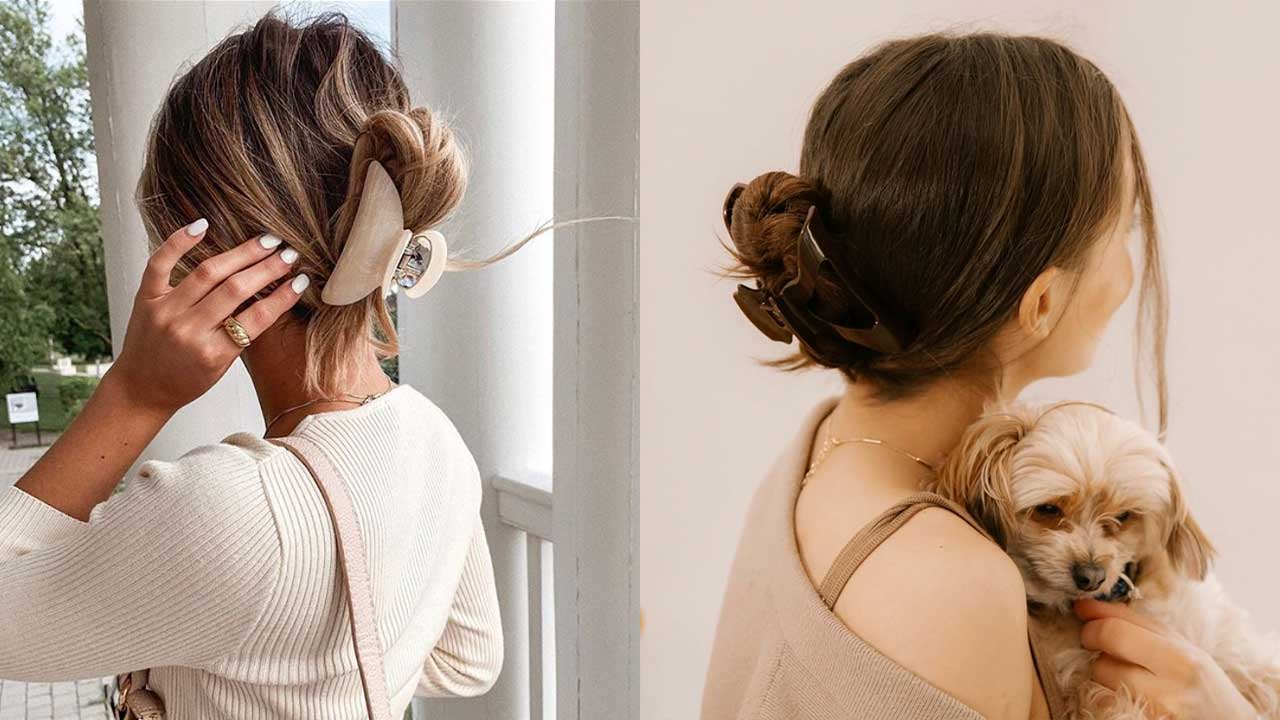1. How to Create a Chic Claw Clip Hair Style - wide 6