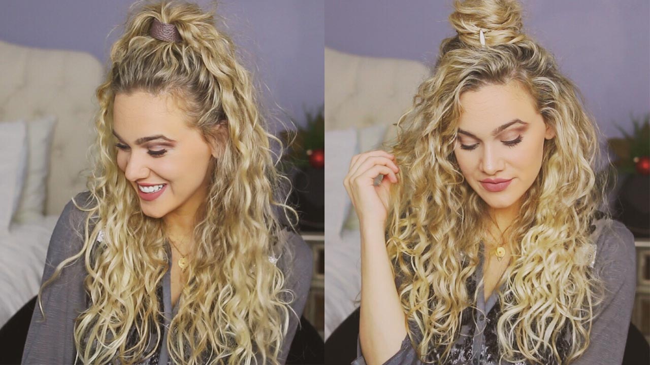 3 easy holiday hairstyles for curly hair – luxy hair