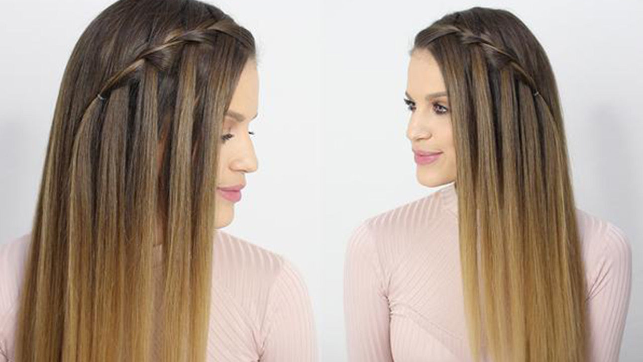 waterfall braid step by step instructions