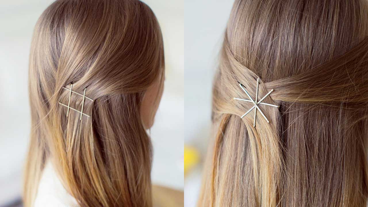 10 Fun and Cute Hairstyles with Bobby pins  Bling Sparkle