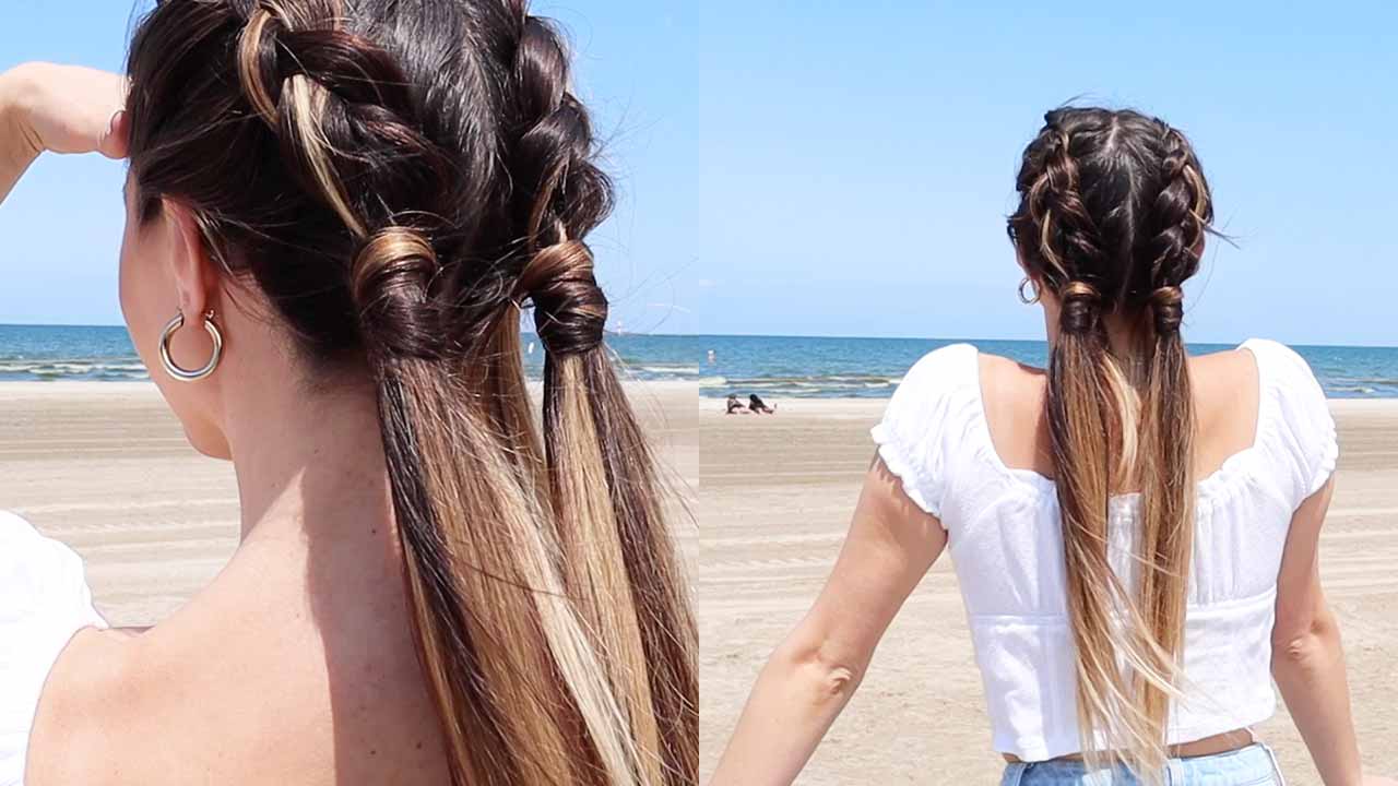 Double Dutch Ponytails When Practical Meets Playful Luxy Hair