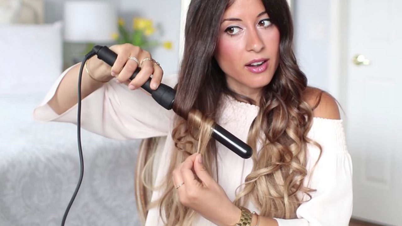 how to curl long hair