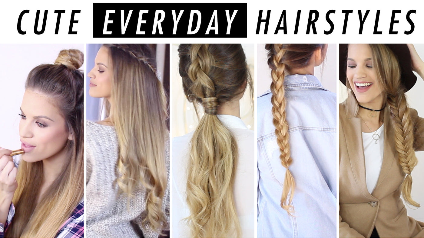7 Easy Everyday Hairstyles for Long Hair  Hairstyles For Girls With Long  Hair  Makeupandbeautycom