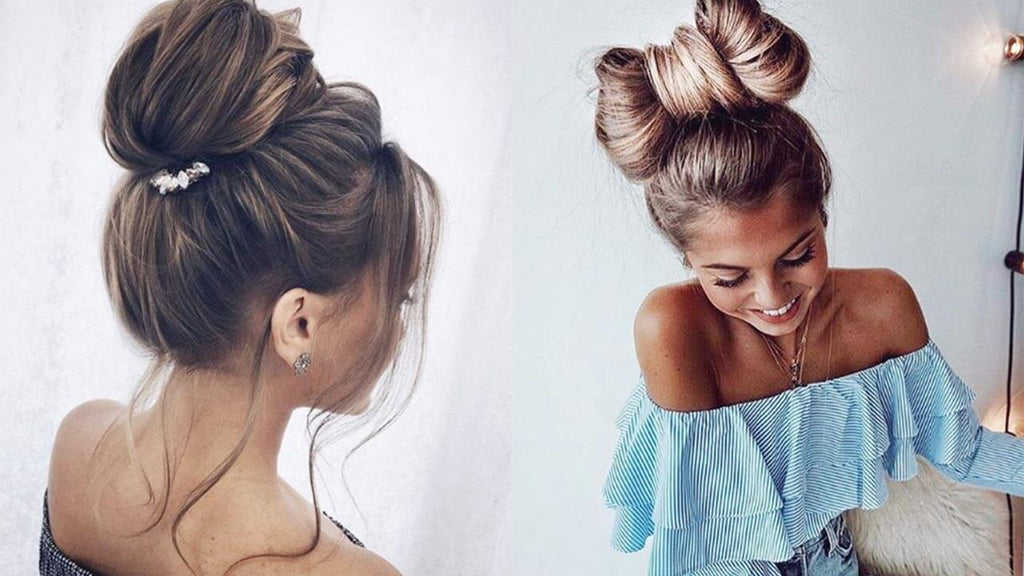 Bun Hairstyles 9 Top Knots For Every Hair Type Luxy Hair