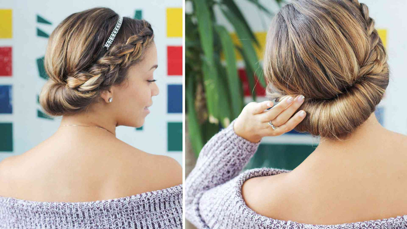 Easy Updo For Short Hair Luxy Hair